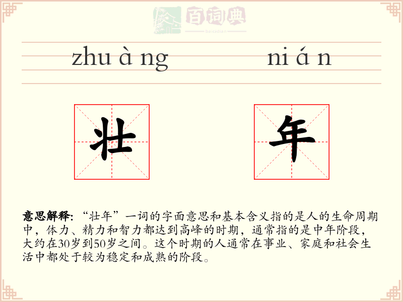 壮年
