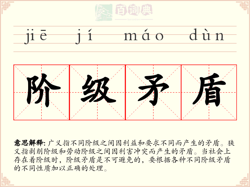 阶级矛盾