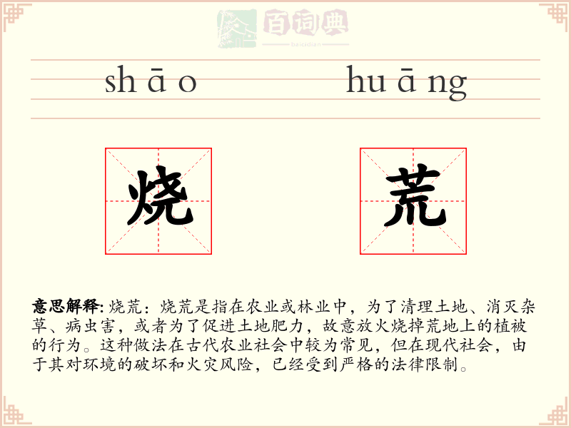 烧荒