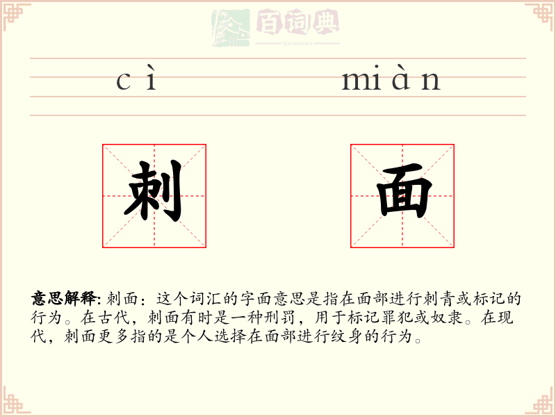 刺面