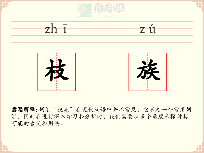 枝族