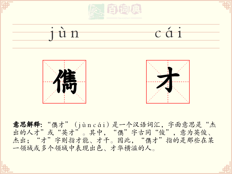 儁才