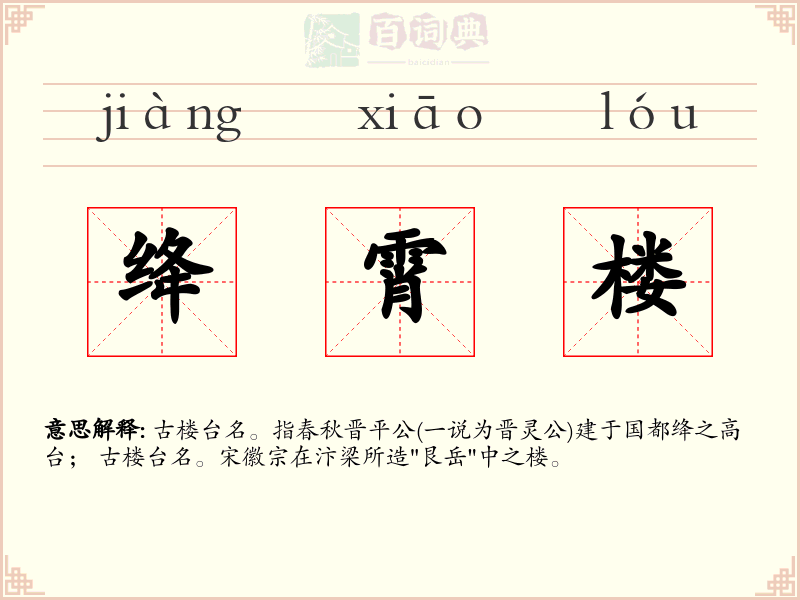 绛霄楼