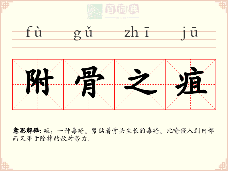 附骨之疽