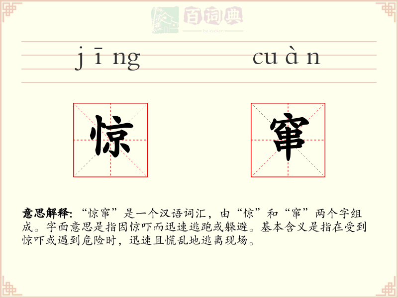 惊窜
