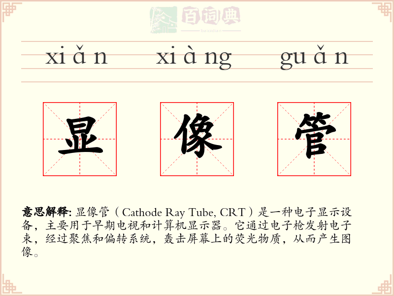 显像管