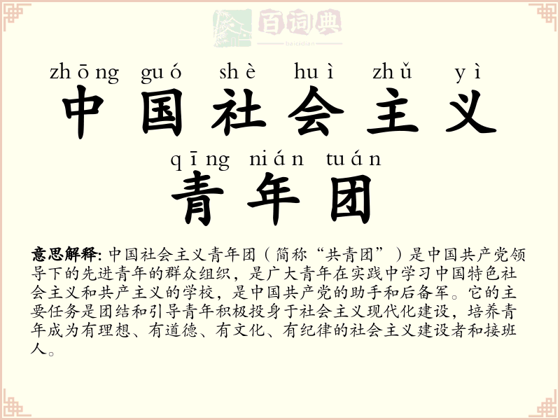 中国社会主义青年团