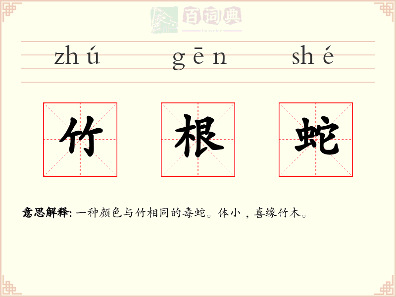 竹根蛇