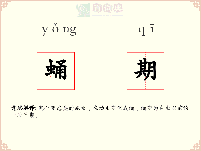 蛹期