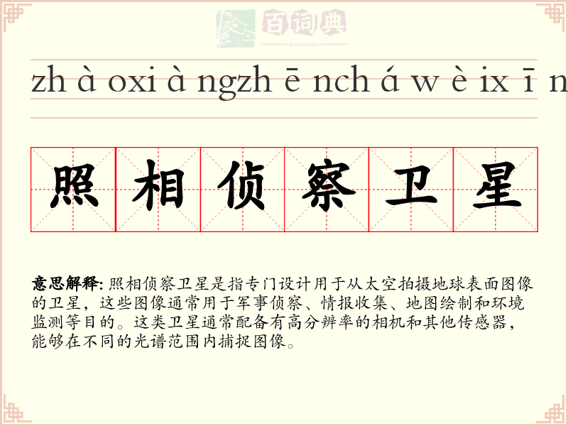 照相侦察卫星