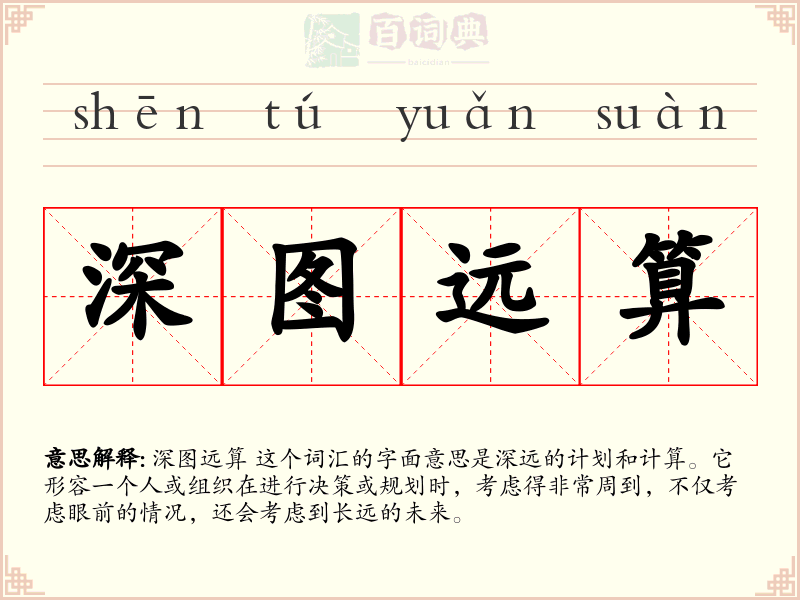 深图远算