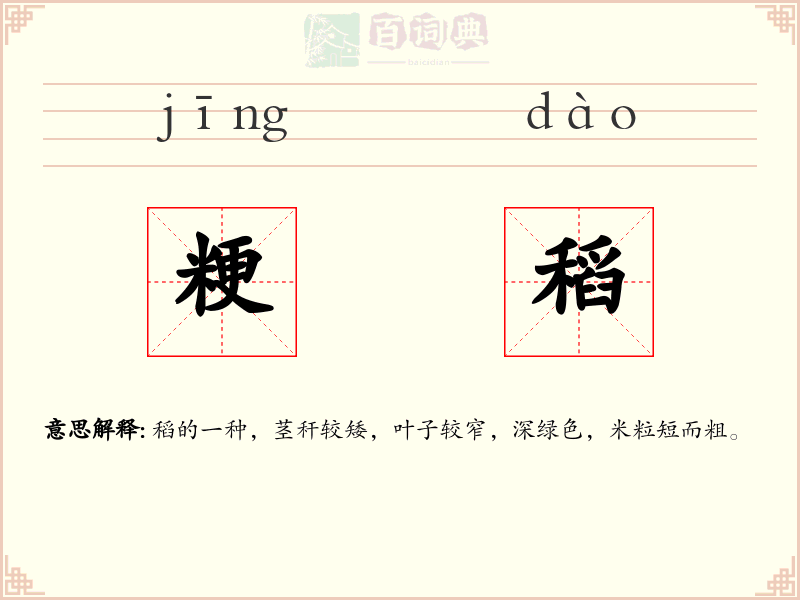 粳稻