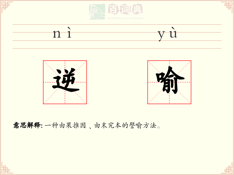 逆喻