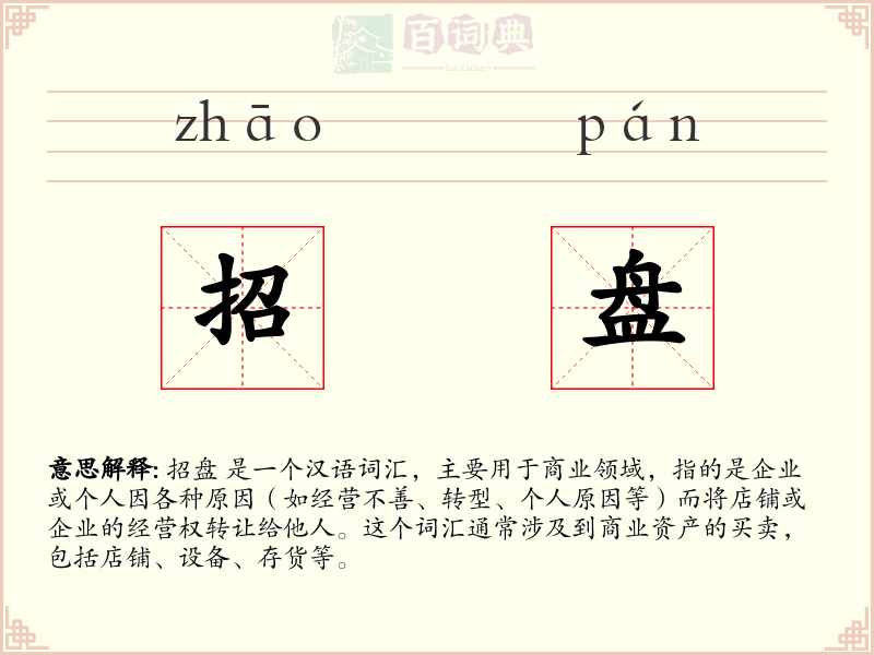 招盘