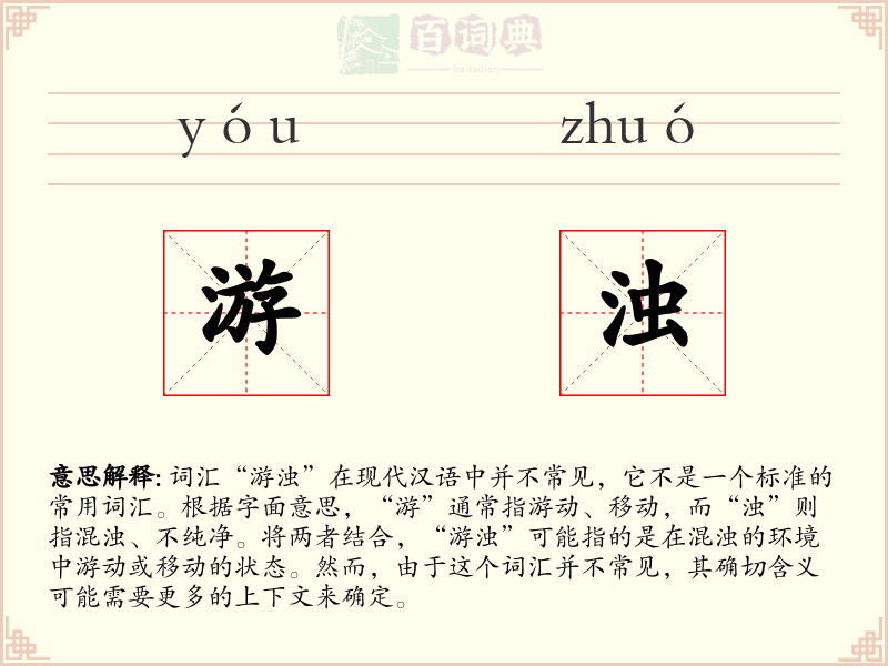 游浊