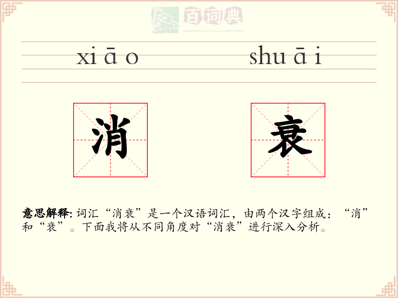 消衰