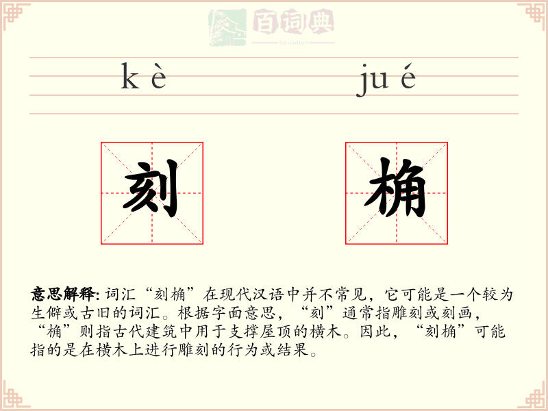 刻桷