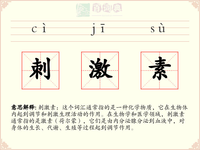 刺激素