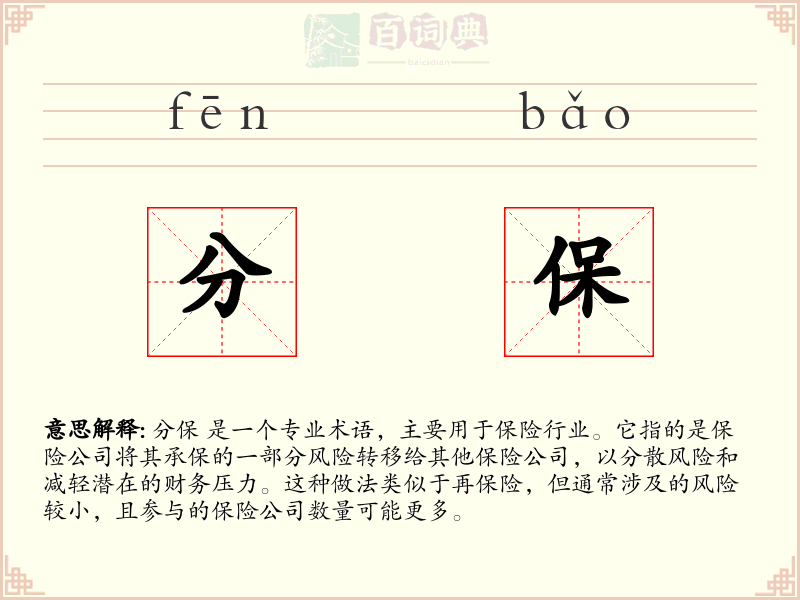分保