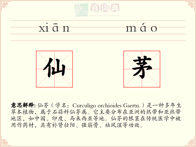 仙茅