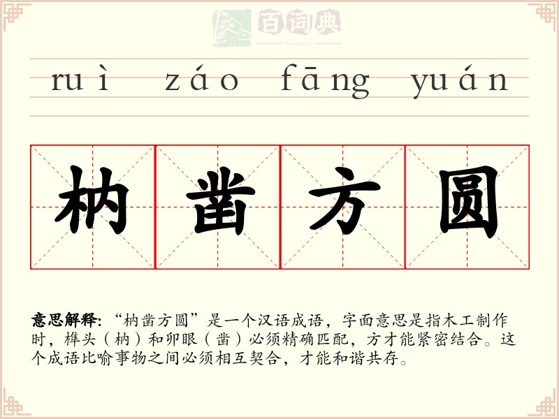 枘凿方圆
