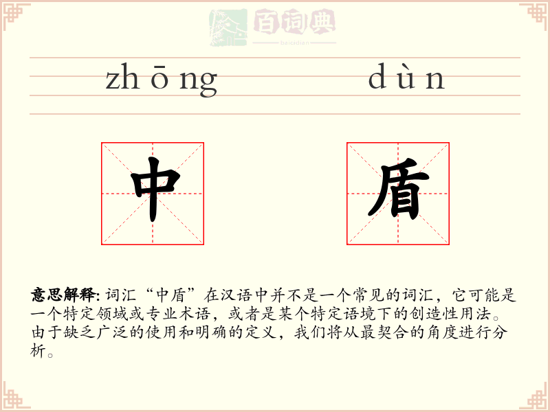 中盾