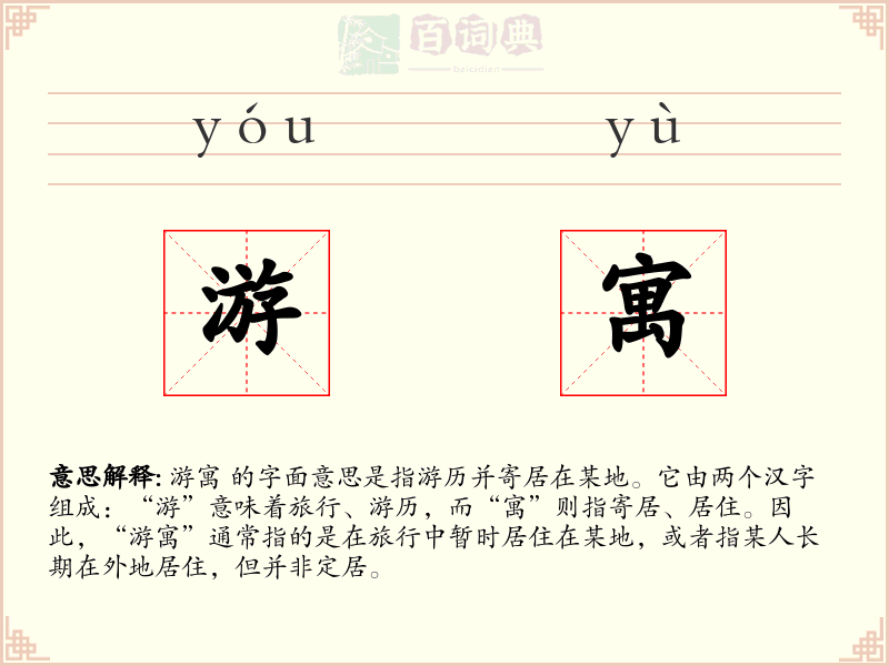 游寓