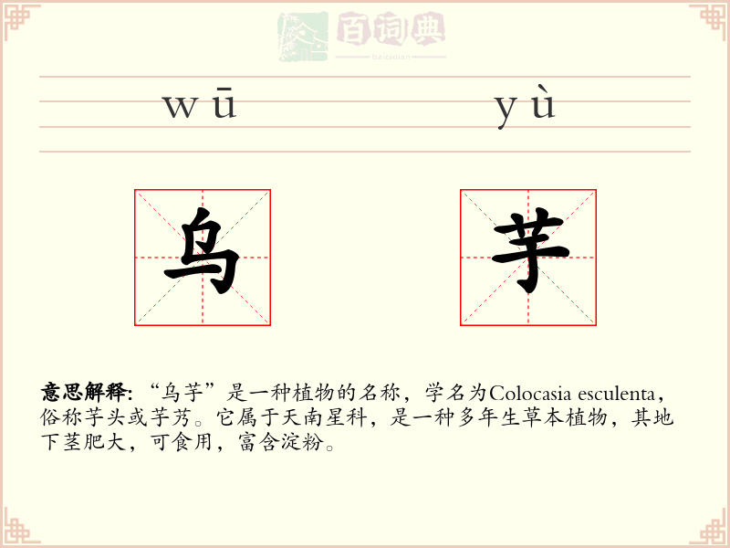 乌芋