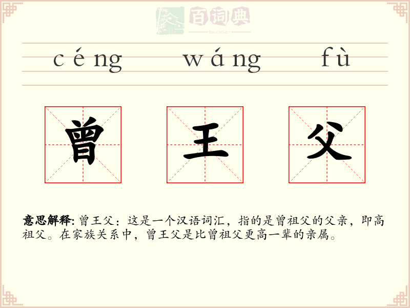 曾王父