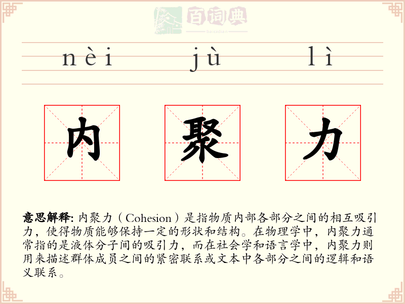 内聚力