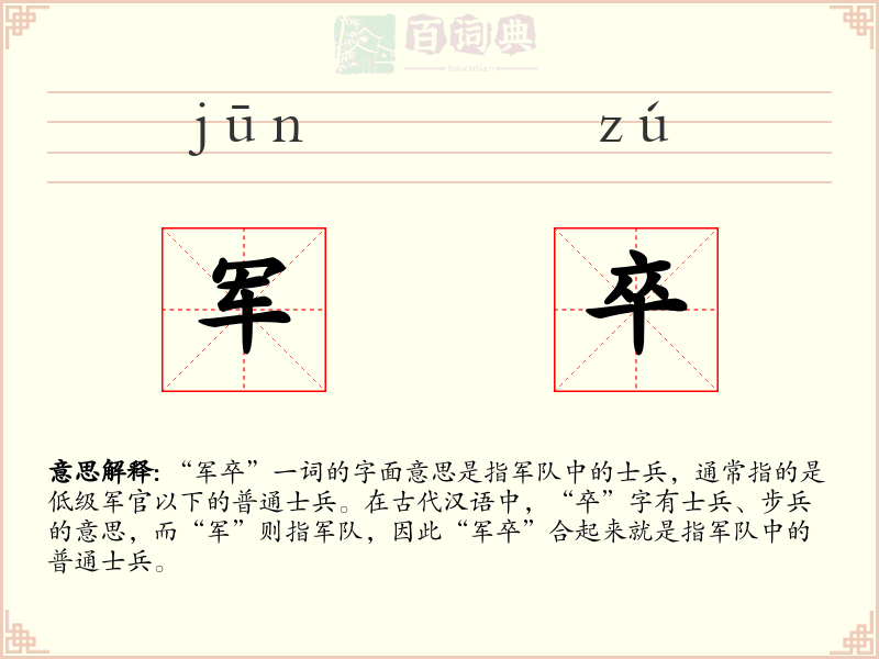 军卒