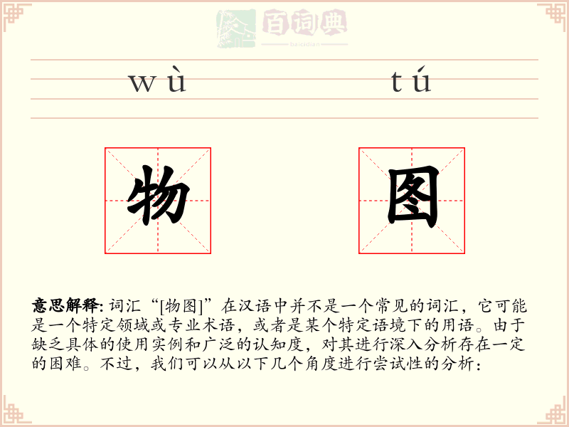 物图