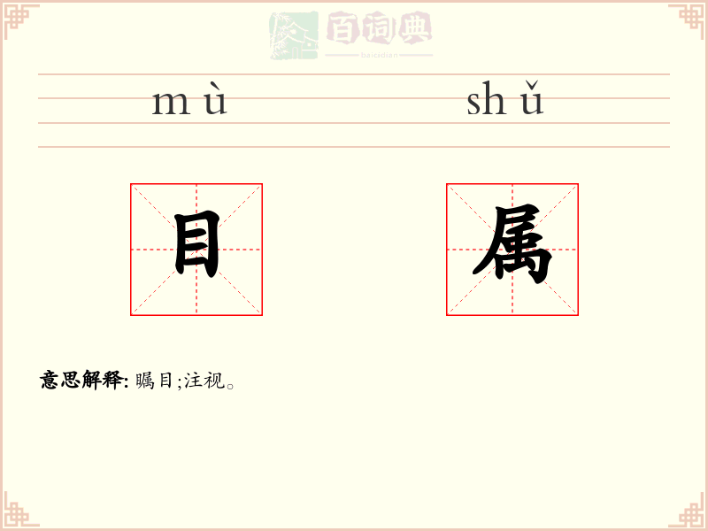 目属