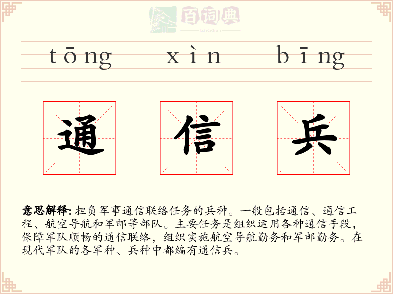 通信兵
