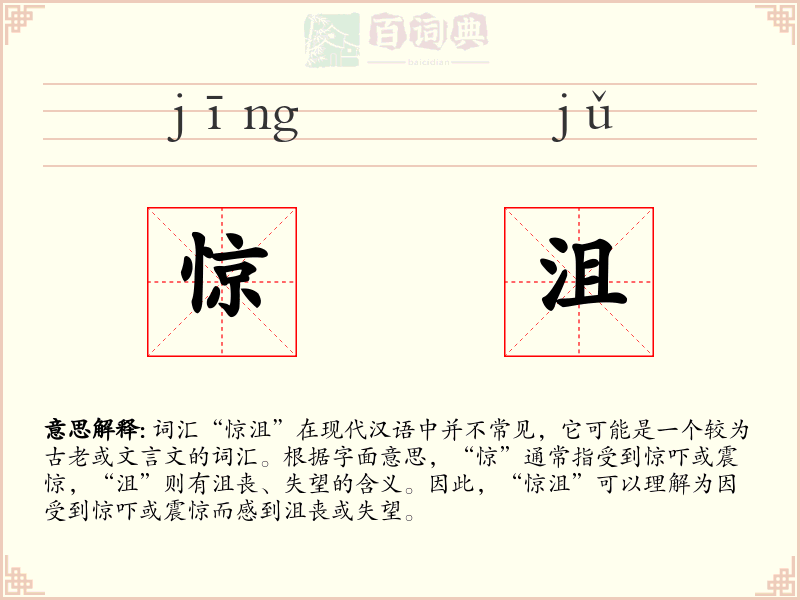 惊沮