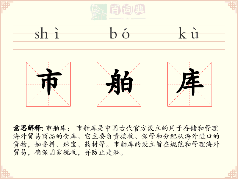 市舶库