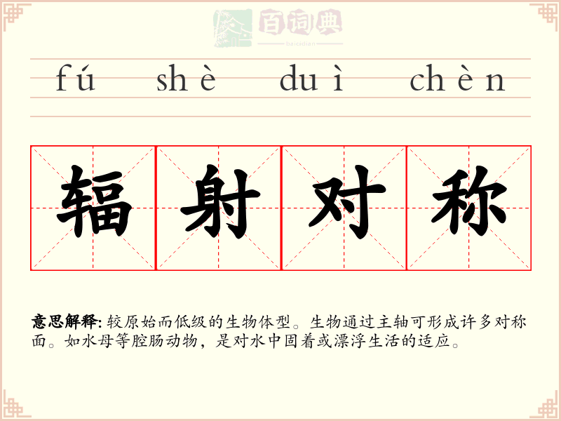 辐射对称