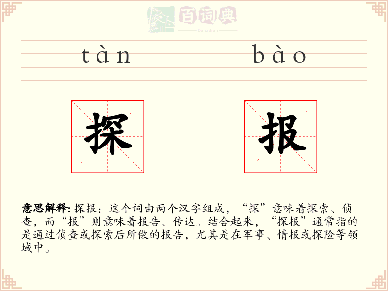 探报