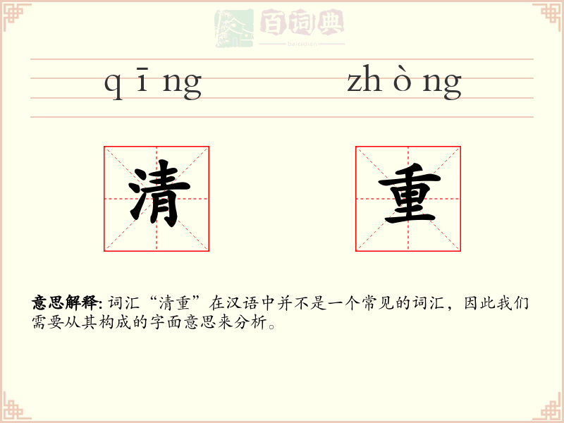 清重