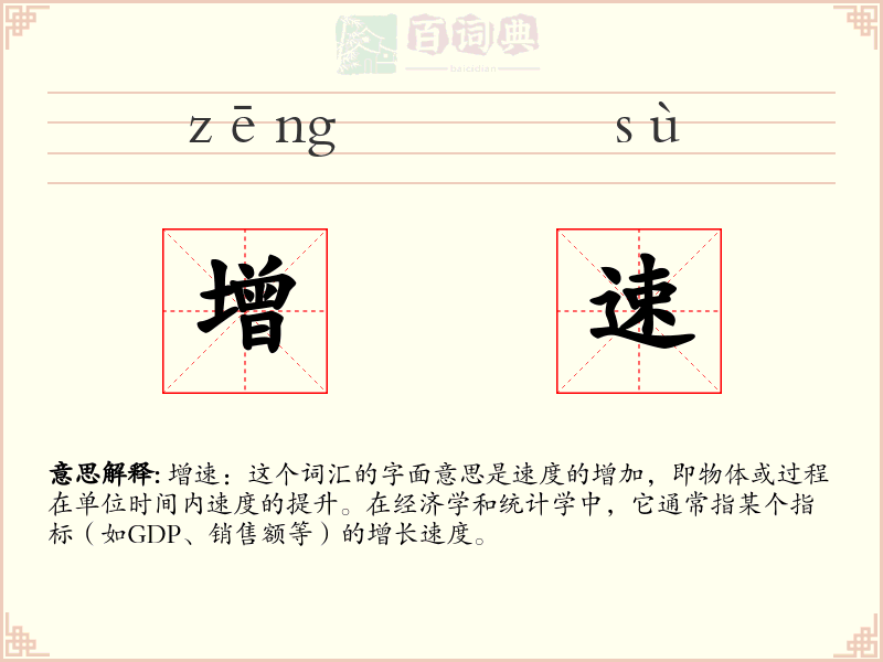 增速