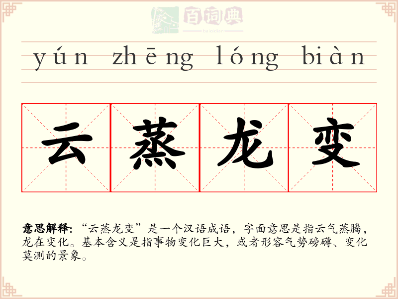 云蒸龙变