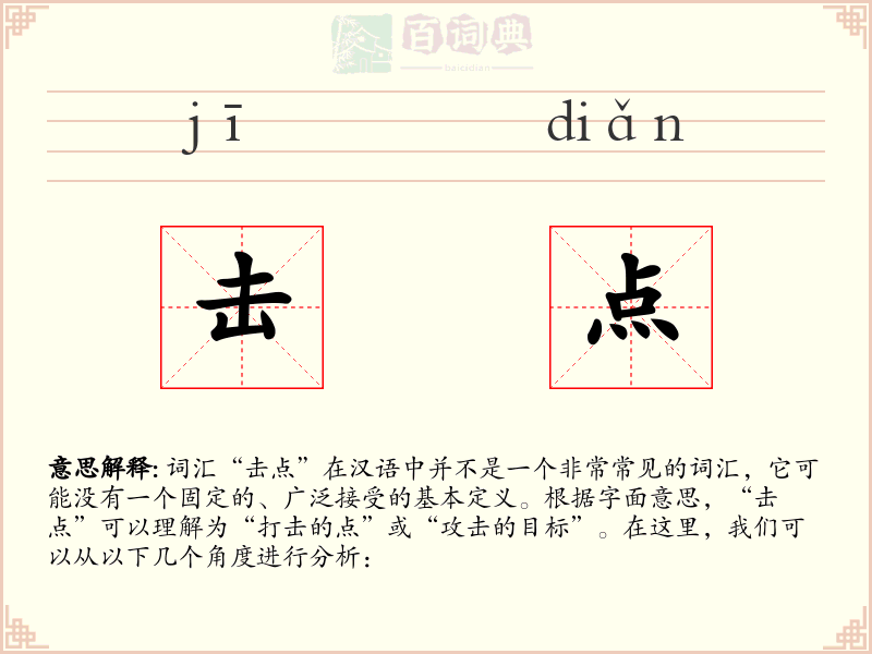击点