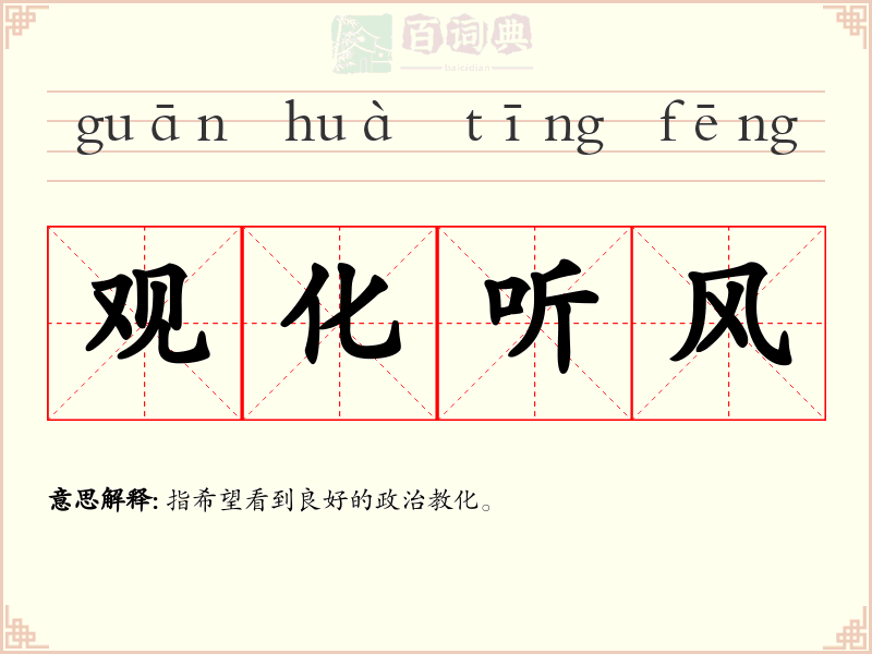 观化听风
