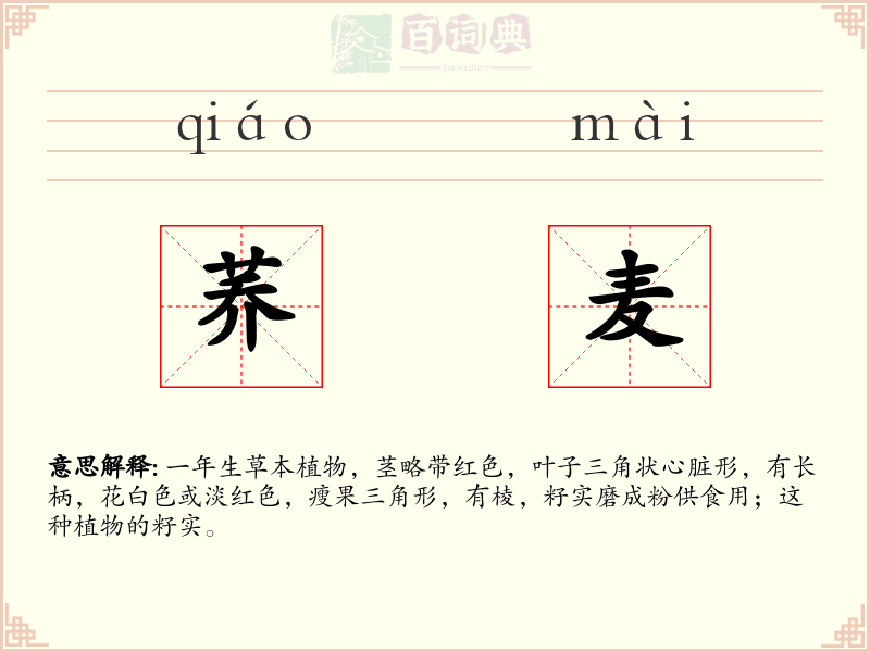 荞麦