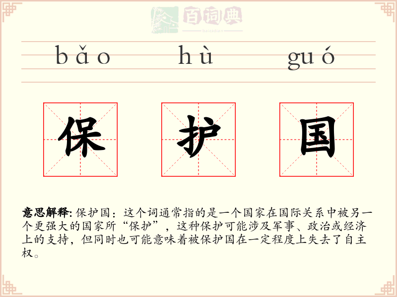 保护国