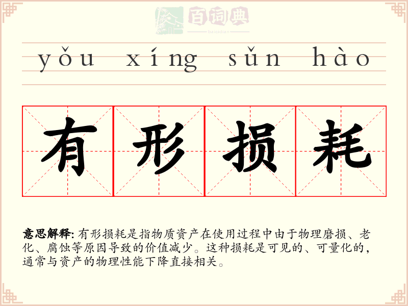 有形损耗