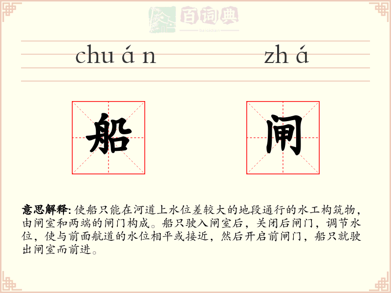 船闸
