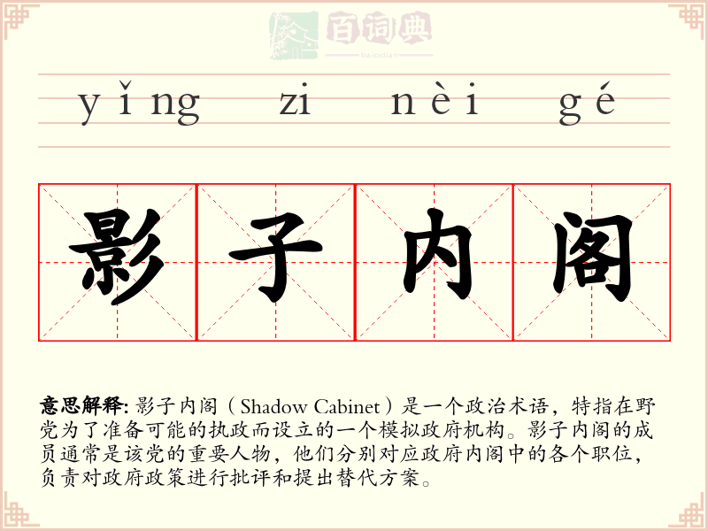 影子内阁
