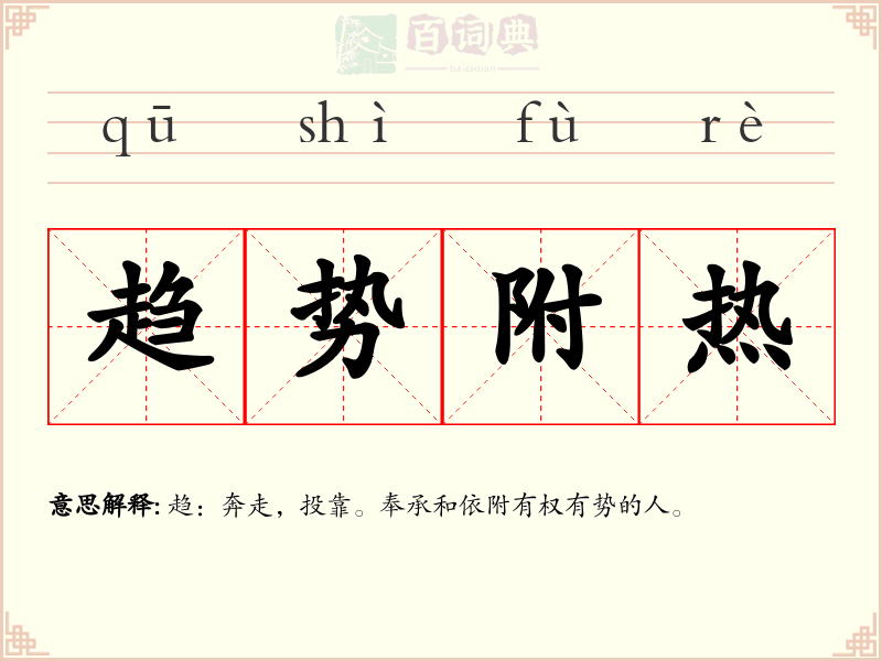 趋势附热