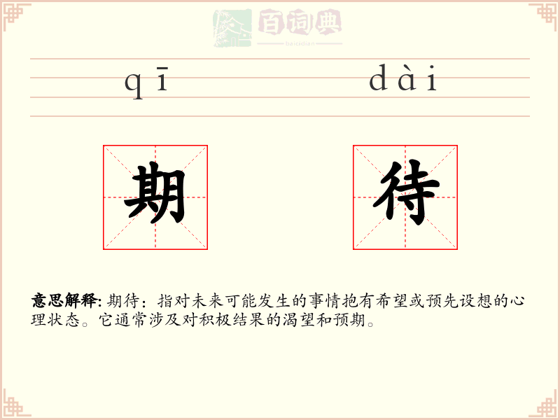 期待